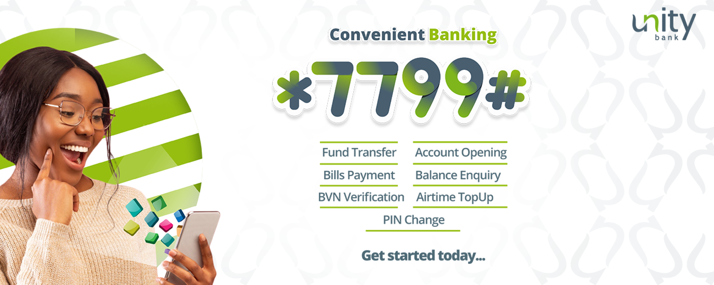 code to check unity bank balance
